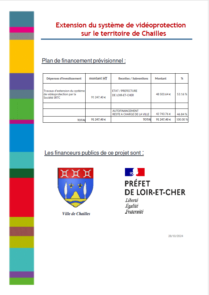 Extension du système de vidéoprotection